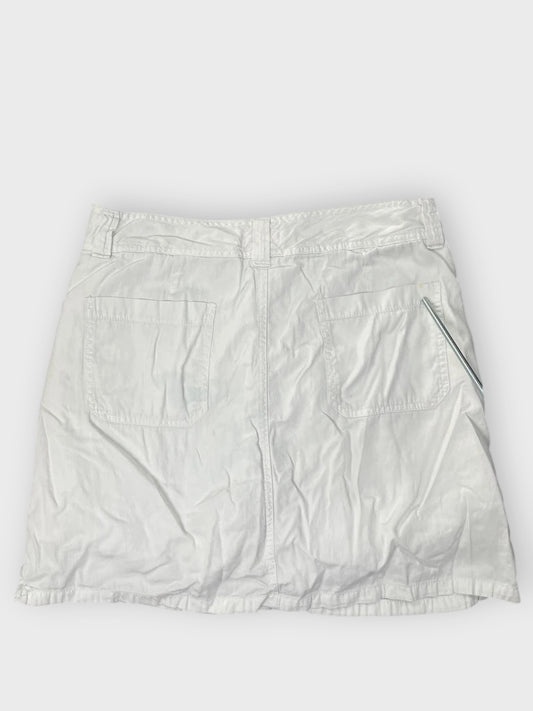 Nass White Casual Summer Skirt (M)