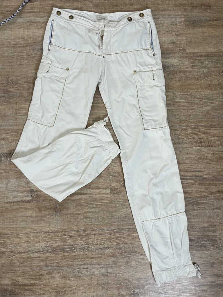 detail view, PINKO Low Waist Pants, vintage Y2K second hand piece, image 6