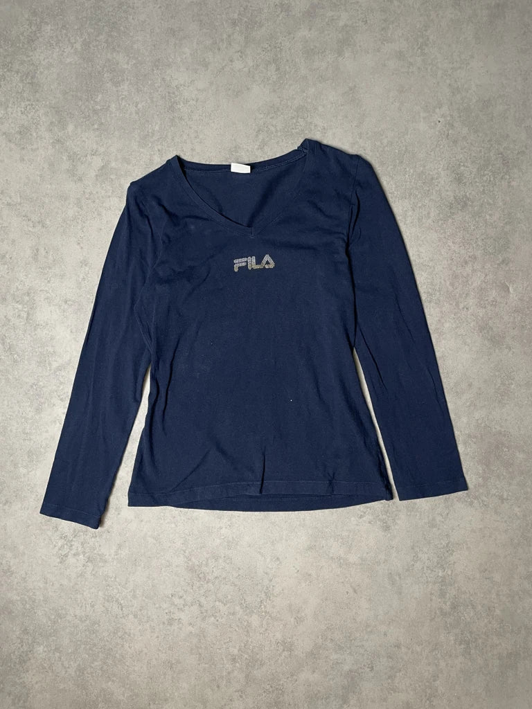 detail view, Fila Long Sleeve Top, vintage Y2K second hand piece, image 6