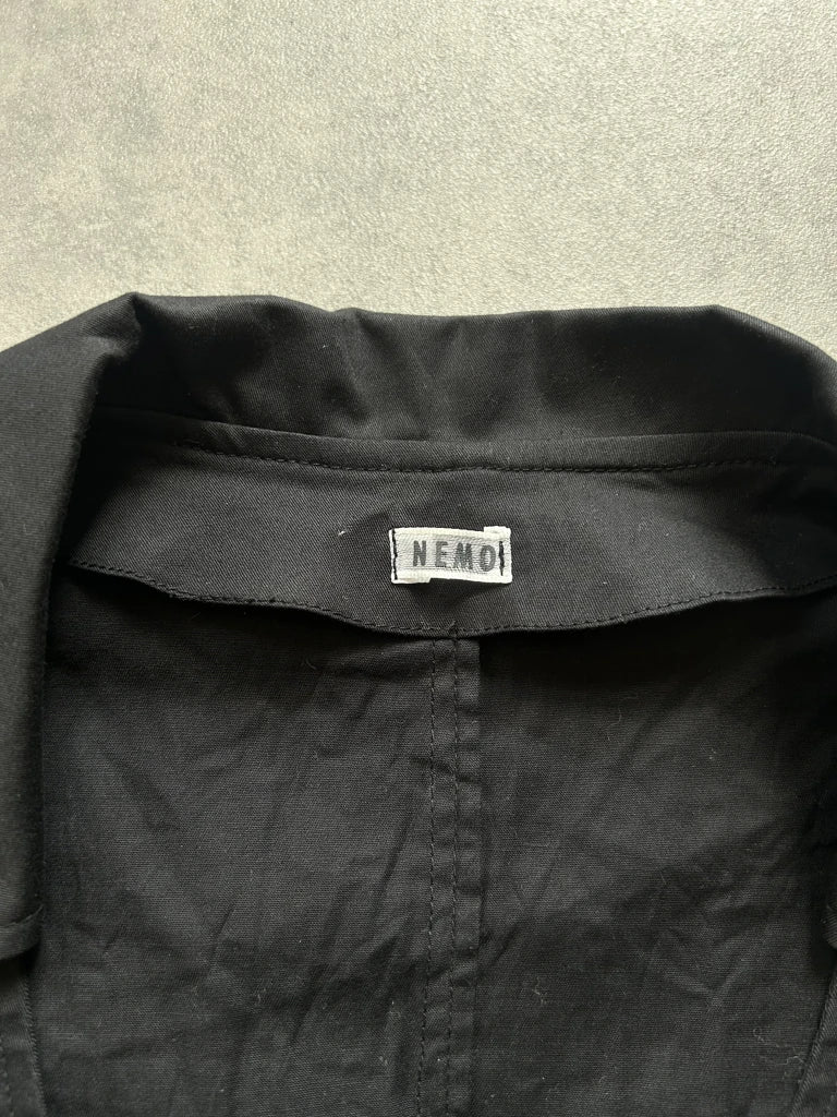 Formal y2k collared top