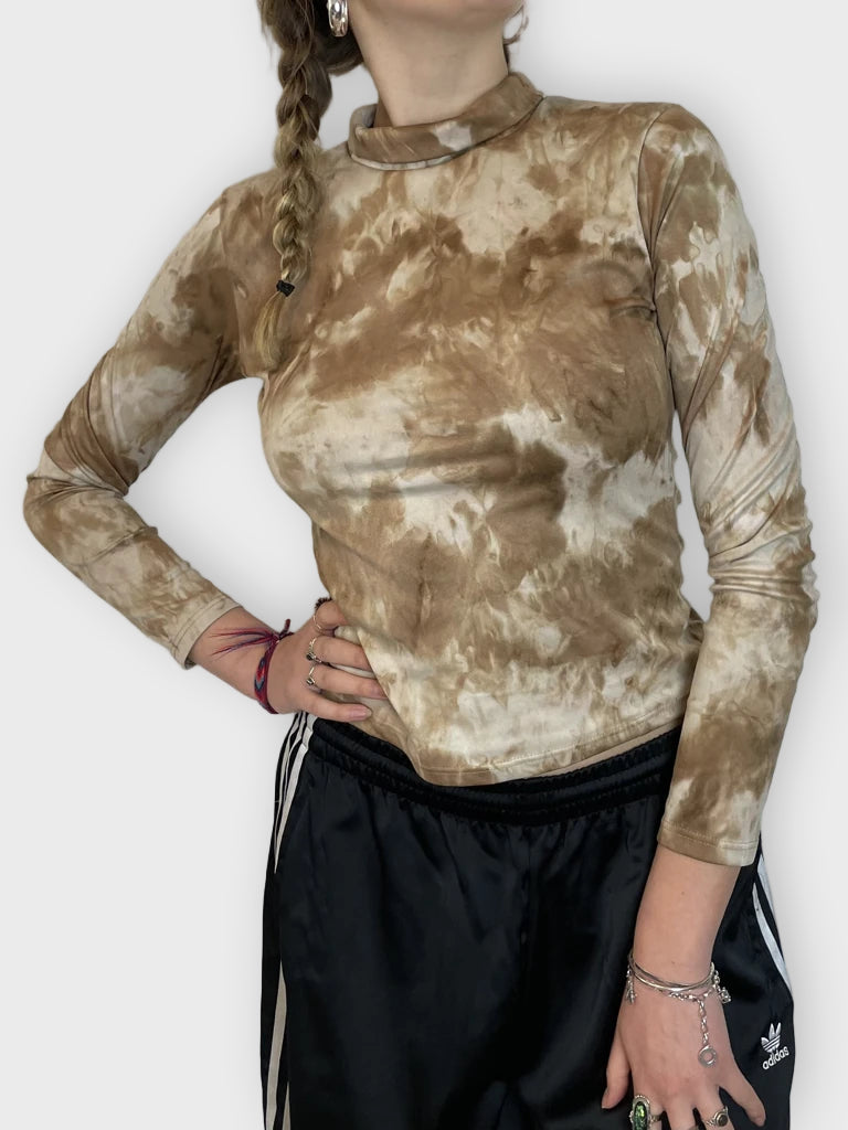 front view, Long Sleeve Top, vintage Y2K second hand piece