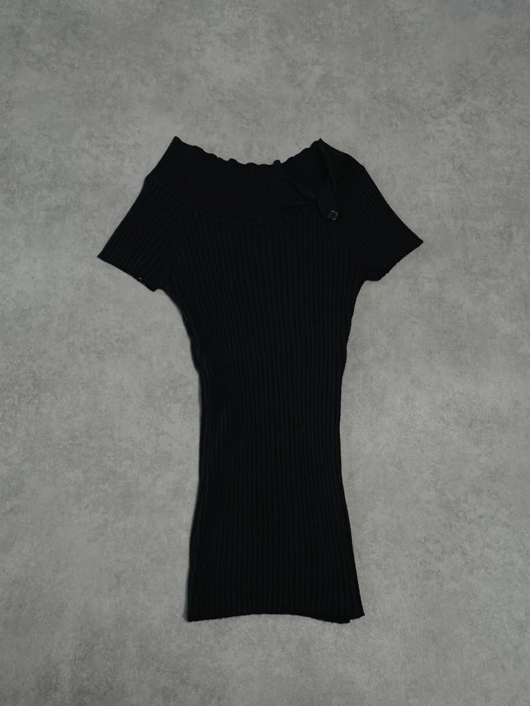 detail view, Catch My Short Sleeve Jumper, vintage Y2K second hand piece, image 6