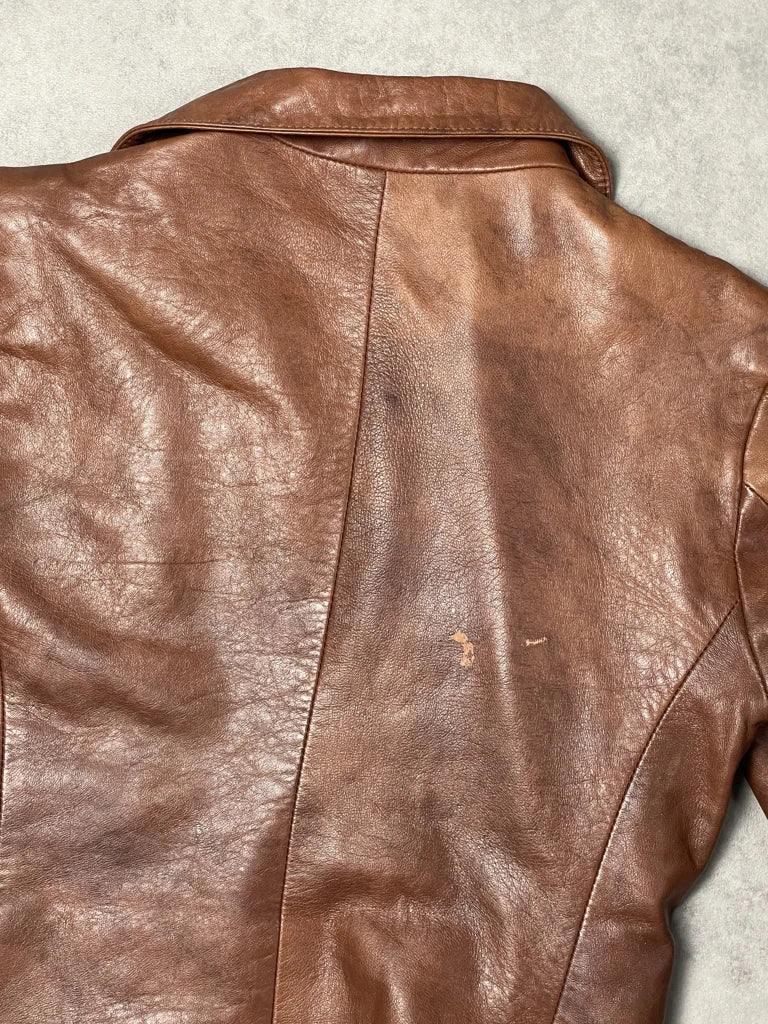 detail view, Giubipel JacketGiubipe l Leather, vintage Y2K second hand piece, image 4