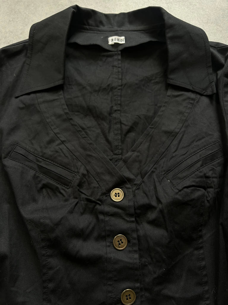 Formal y2k collared top