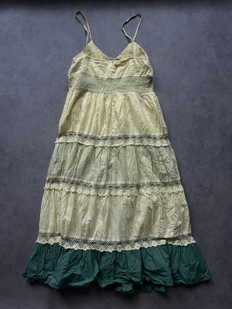 detail view, Pink City Summer Dress (One Size), vintage Y2K second hand piece, image 7