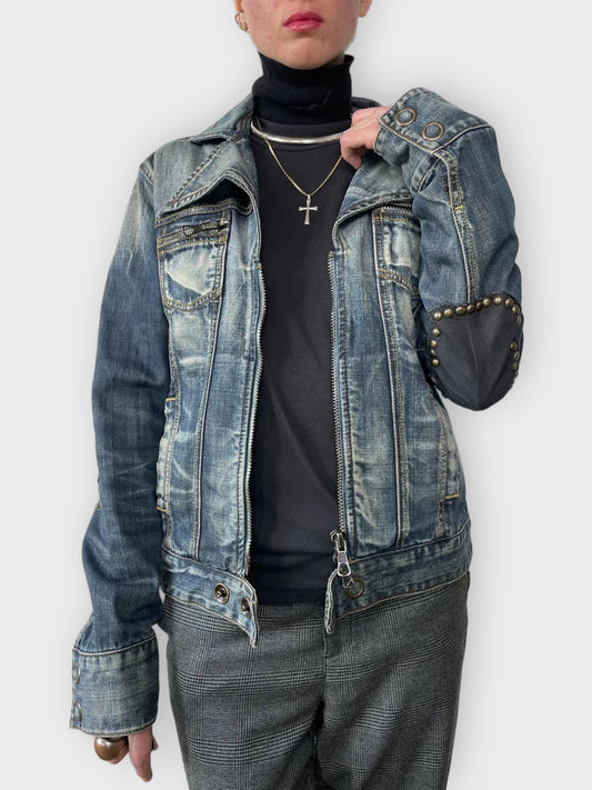 front view, Phard Jeans Jacket, vintage Y2K second hand piece