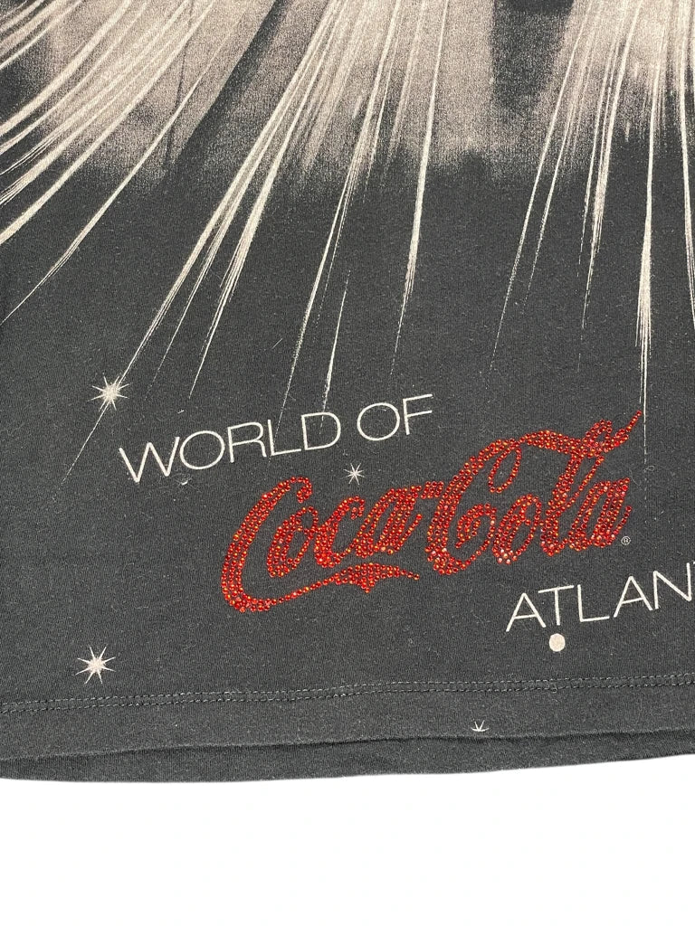detail view, City Lights Coca Cola Tee, vintage Y2K second hand piece, image 4