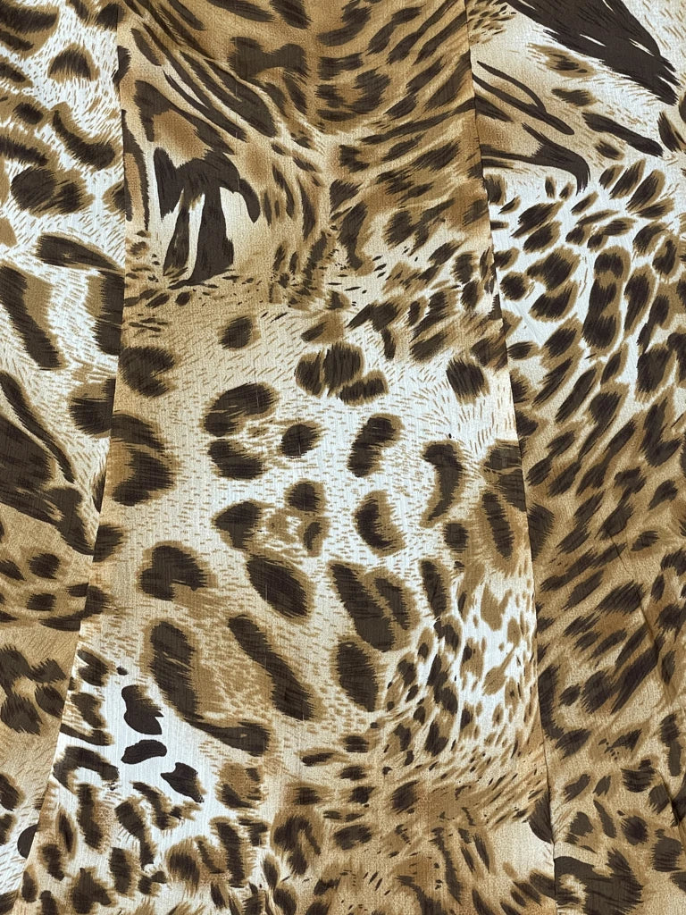 detail view, Le Suit cat Midi Skirt (M)Golden Wild, vintage Y2K second hand piece, image 4