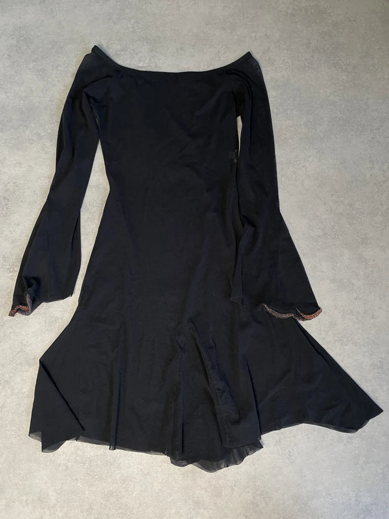 detail view, Nemo Security Chic Dress, vintage Y2K second hand piece