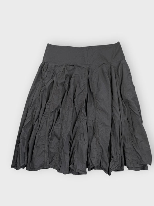 front view, Grace Elements Eclipse Black Cotton Maxi Skirt, vintage Y2K second hand piece