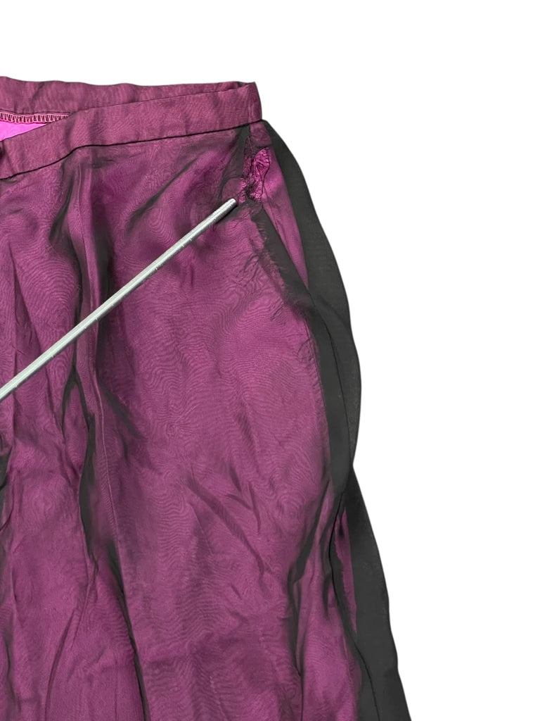 detail view, Blondie Mites Purple Maxi Skirt, vintage Y2K second hand piece