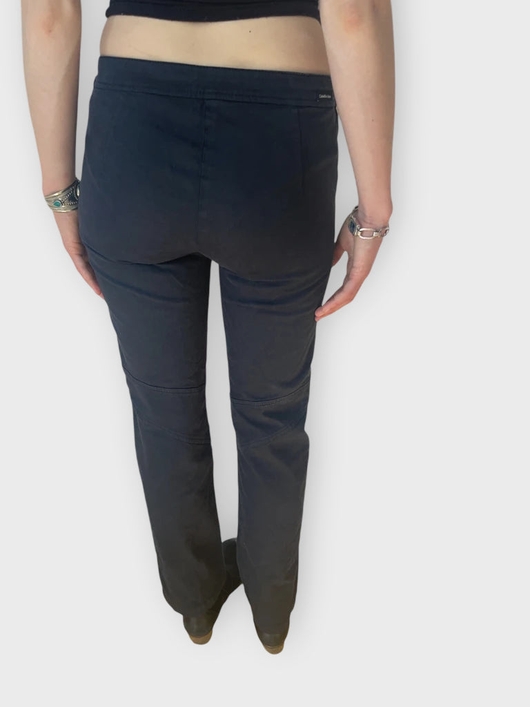 back view, Calvin Klein Jeans Calvin Klein 2000s Straight Leg Jeans, vintage Y2K second hand piece
