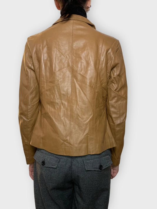 back view, Vera Pelle Jacket, vintage Y2K second hand piece