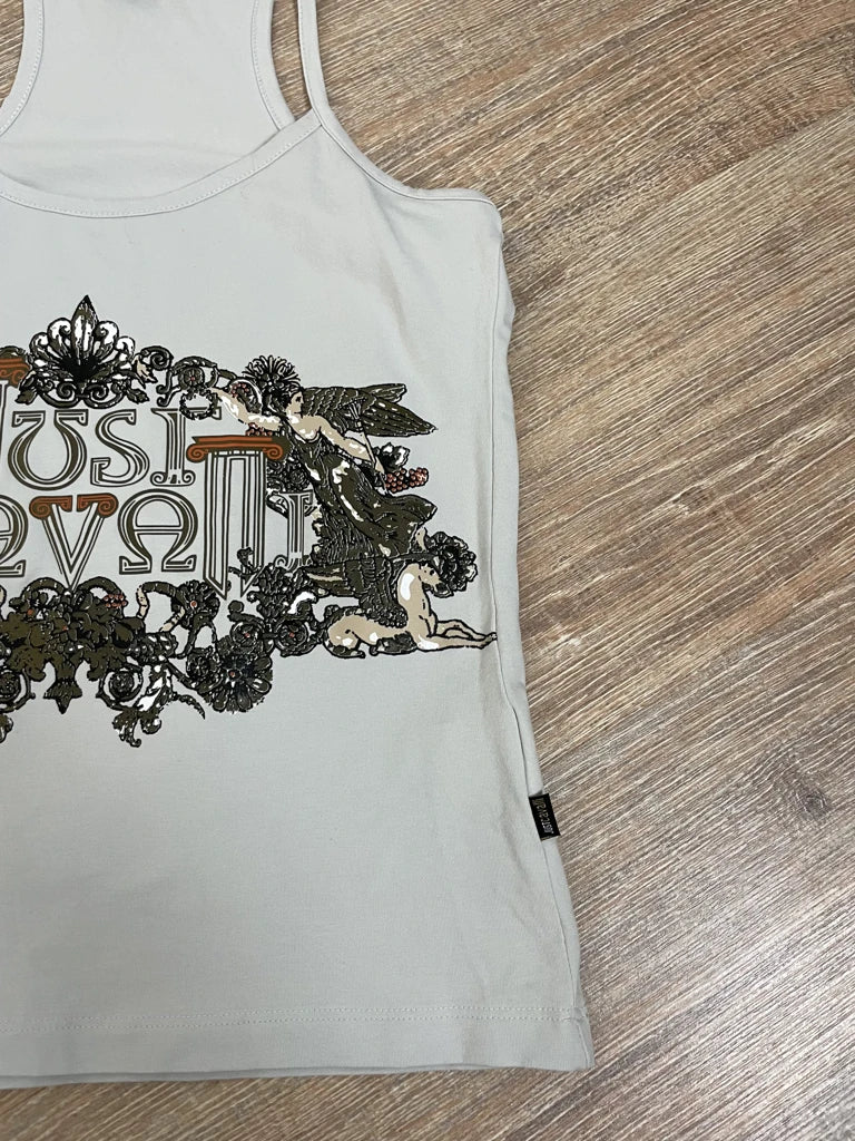 detail view, Just Cavalli Top, vintage Y2K second hand piece