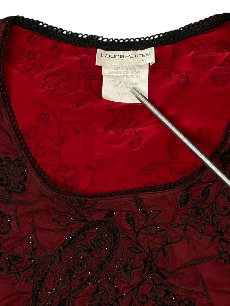 detail view, La Senza Jaguar Pattern, vintage Y2K second hand piece, image 4
