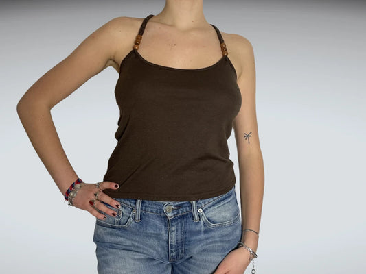 back view, Sweanall Sleeveless Top, vintage Y2K second hand piece