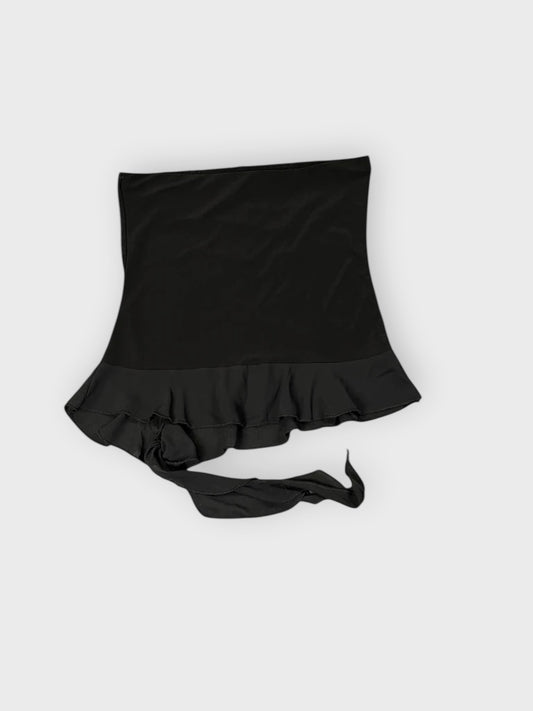 back view, Blise )Black Blossom Embroidered Top (S, vintage Y2K second hand piece