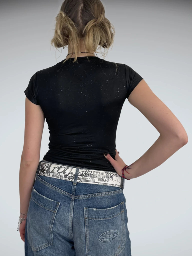 back view, Urban Depot Basic T-Shirt, vintage Y2K second hand piece
