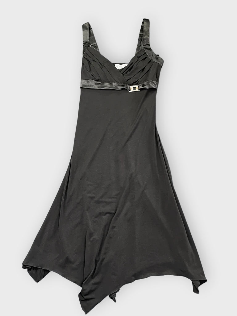 front view, Trixie Black Top Dress, vintage Y2K second hand piece