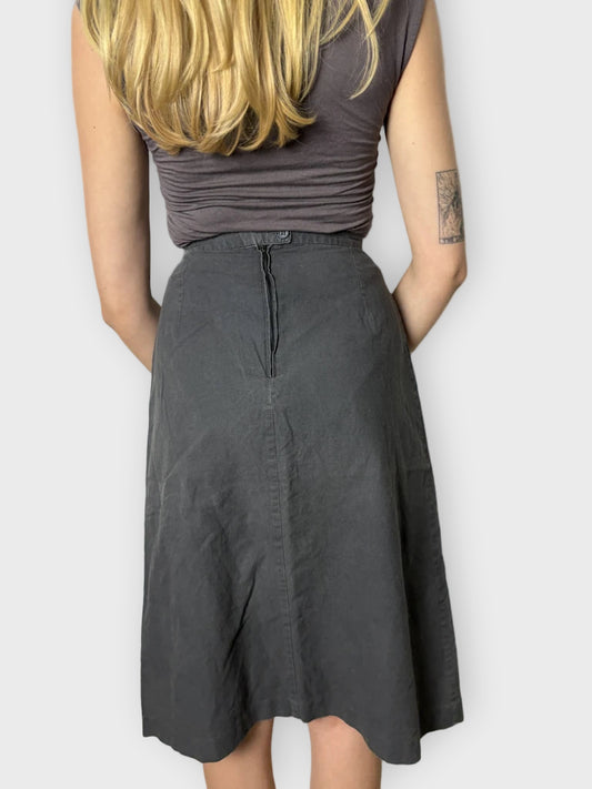 back view, Gill and J Skirt with Pockets, vintage Y2K second hand piece