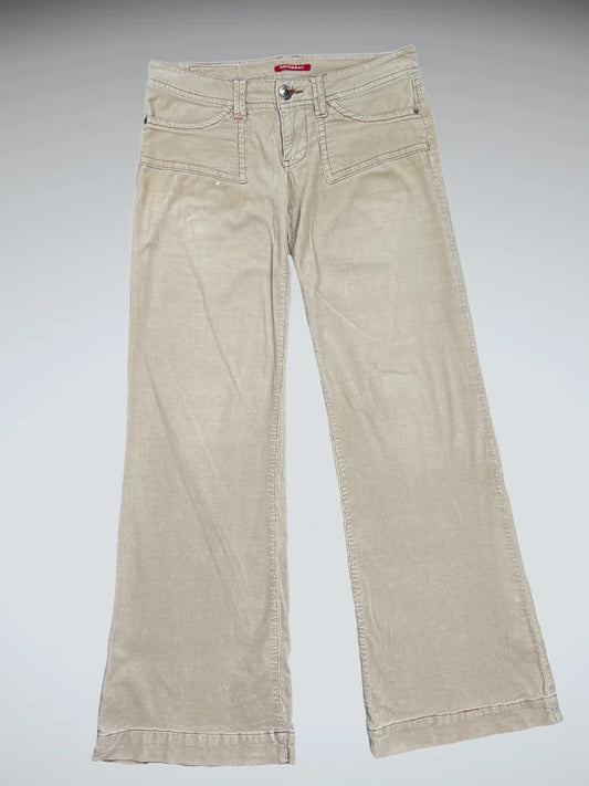 front view, Unionbay Beige Cotton Pants, vintage Y2K second hand piece