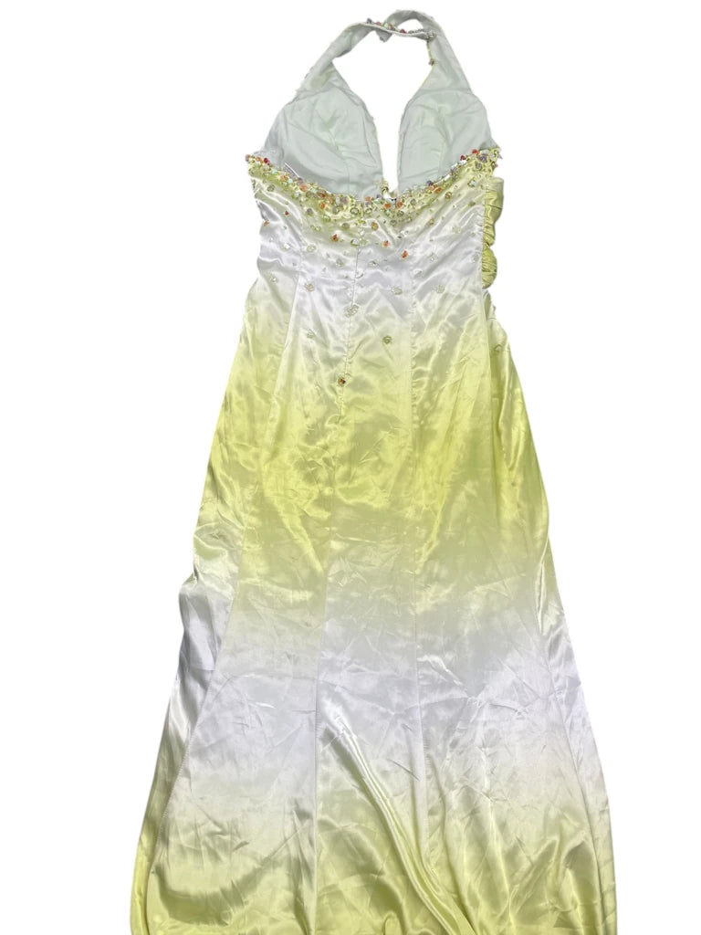 detail view, Love Mel Emerald Dream Maxi Dress, vintage Y2K second hand piece, image 5