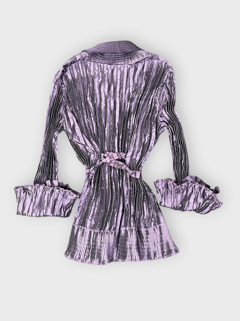 back view, Agara Purple Elegant Dress, vintage Y2K second hand piece