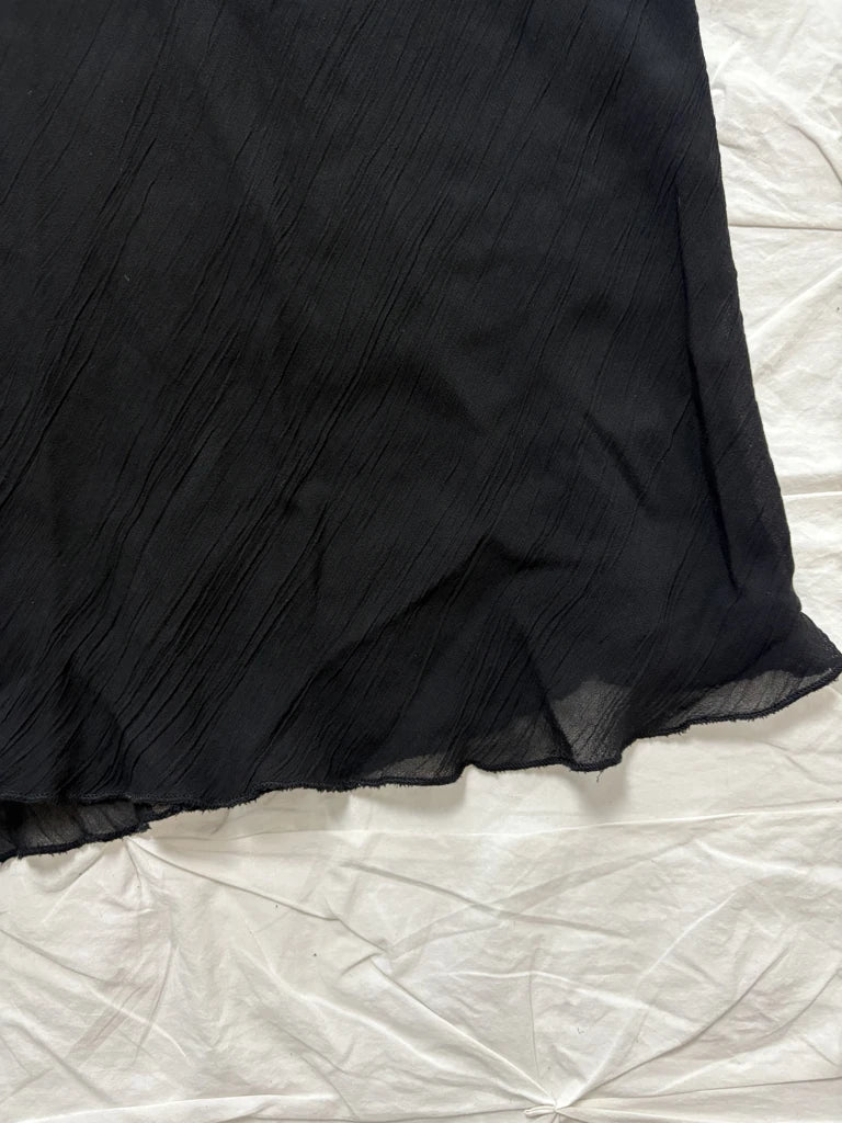 detail view, Black Ballet Skirt, vintage Y2K second hand piece, image 5