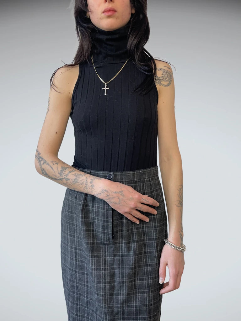 front view, Turtle Neck Body, vintage Y2K second hand piece