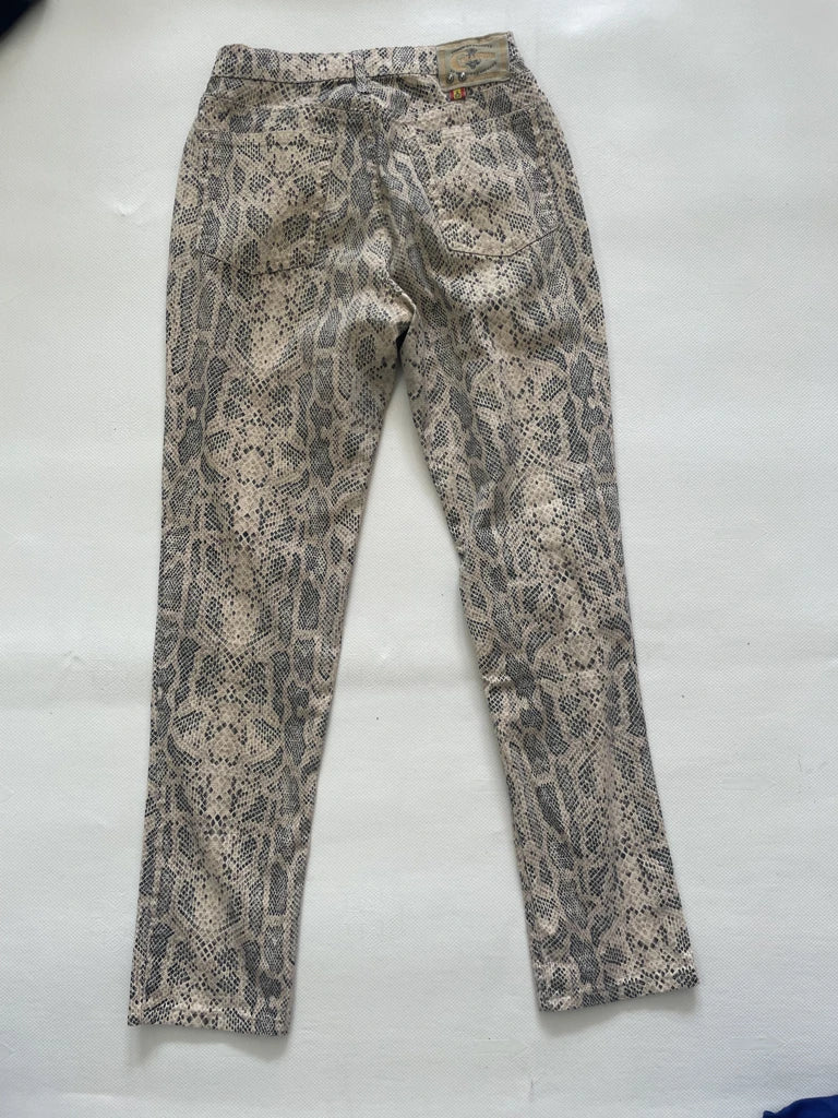 leopard print jeans