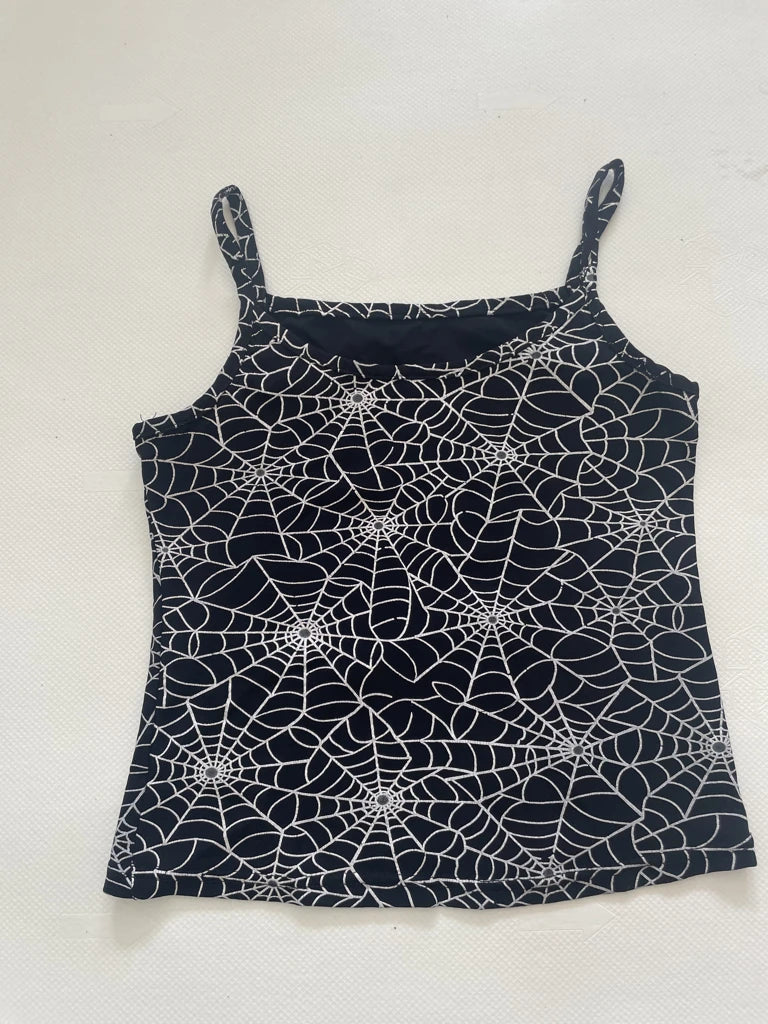 Y2K Spiderweb Top (XS)