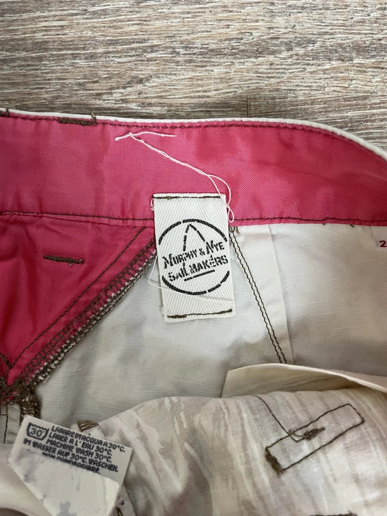 detail view, Murphy & Nye Sail Makers White Skirt, vintage Y2K second hand piece, image 5