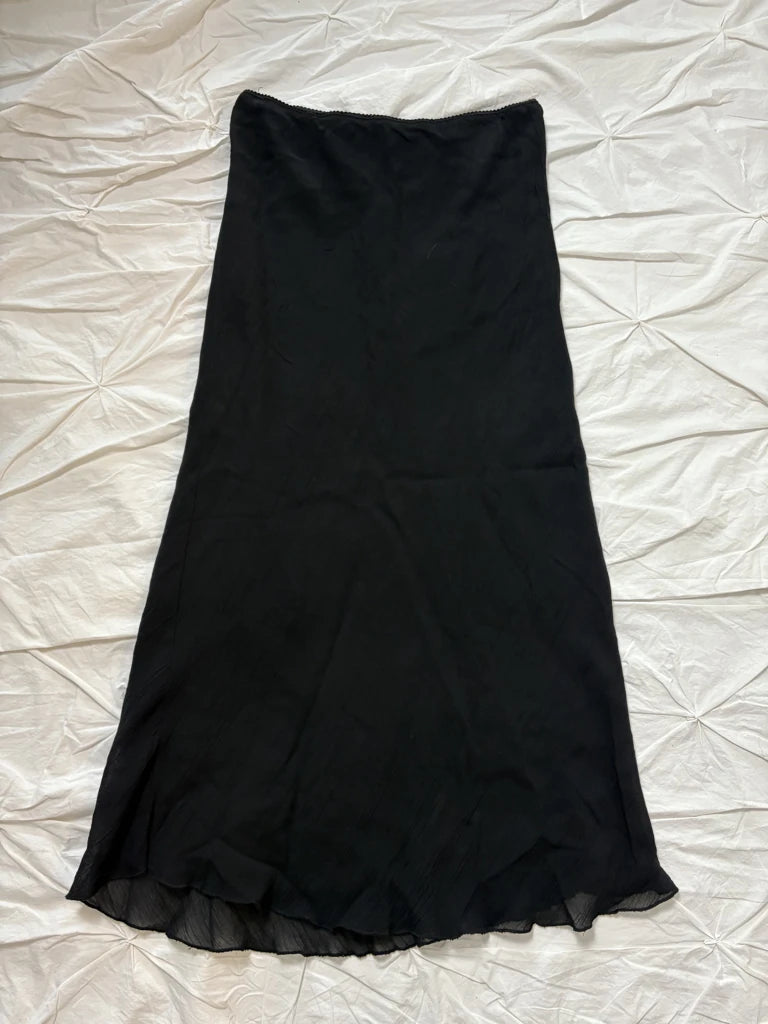 detail view, Black Ballet Skirt, vintage Y2K second hand piece, image 6