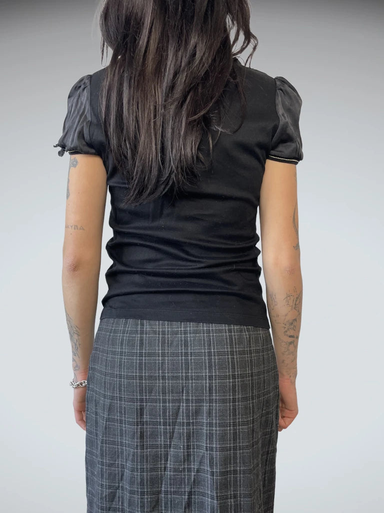 back view, Dolce & Gabbana Top, vintage Y2K second hand piece