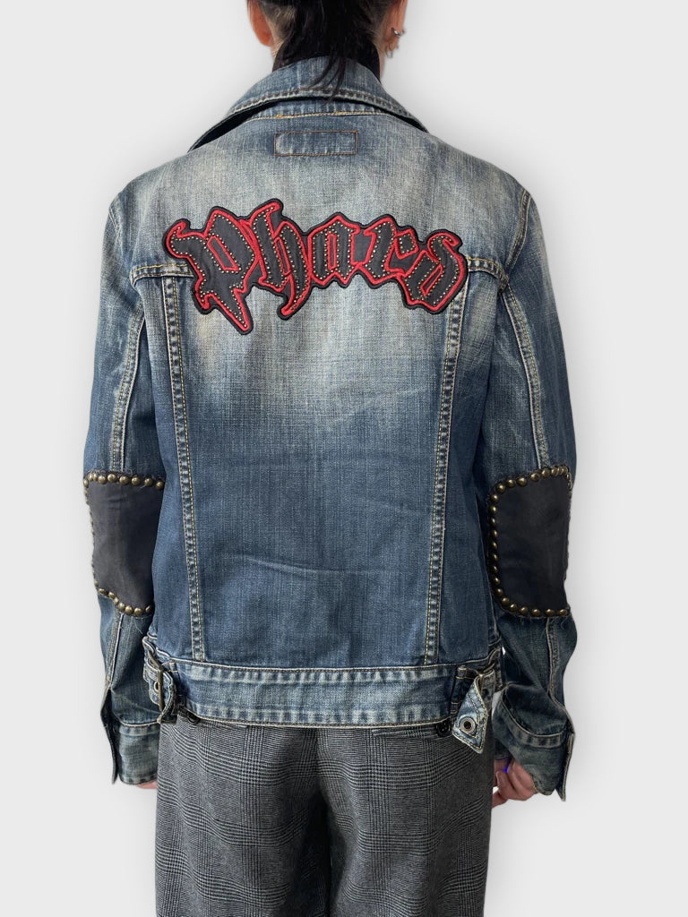 back view, Phard Jeans Jacket, vintage Y2K second hand piece