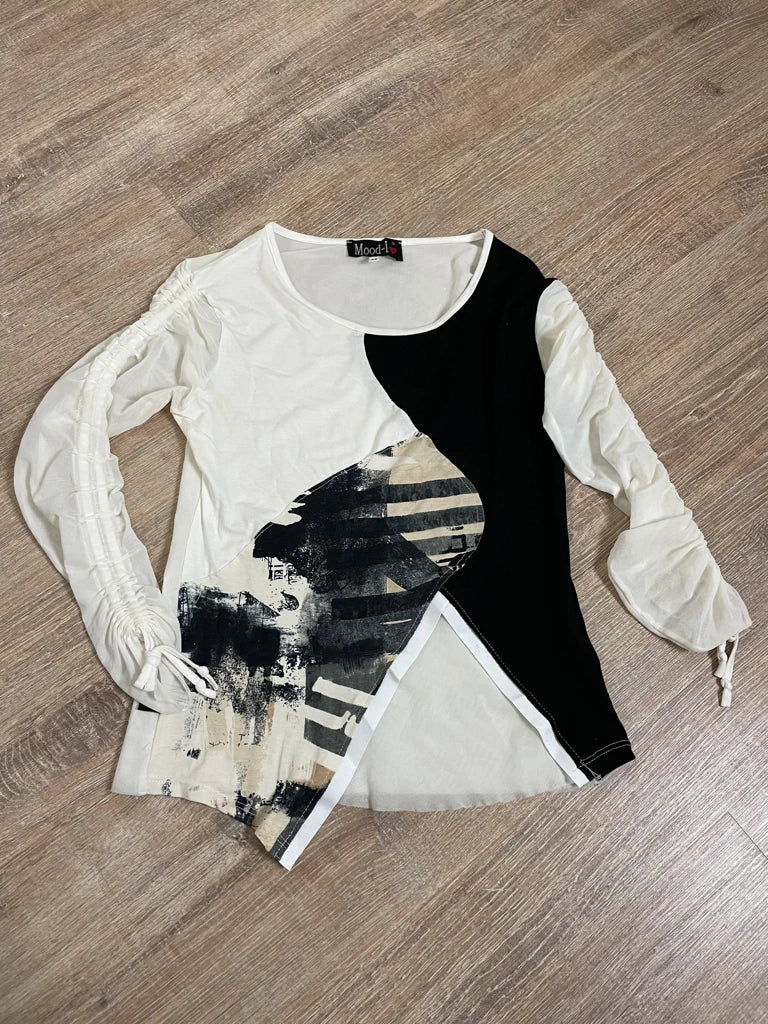 detail view, Mood-I Long Sleeve Shirt, vintage Y2K second hand piece, image 6