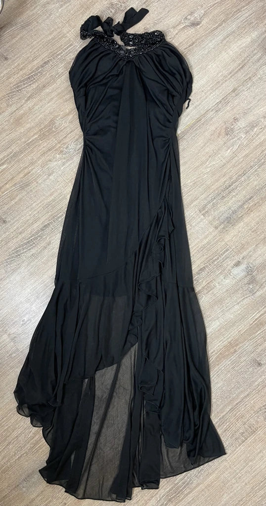detail view, Long Dress, vintage Y2K second hand piece, image 6