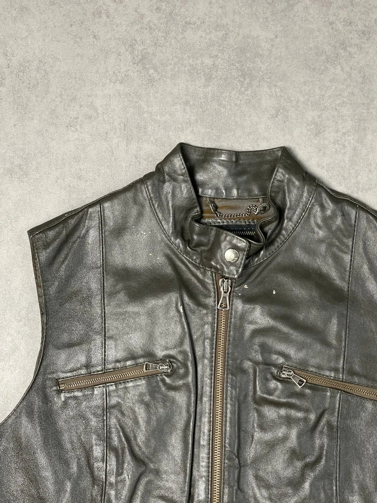 detail view, Privilegi Italian Gilet, vintage Y2K second hand piece, image 4