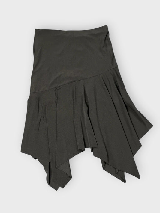 back view, Sweet Tiger Fashion Midnight Sparkle Handkerchief Skirt, vintage Y2K second hand piece