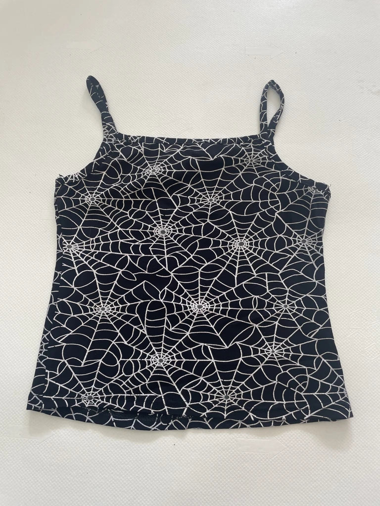 Y2K Spiderweb Top (XS)