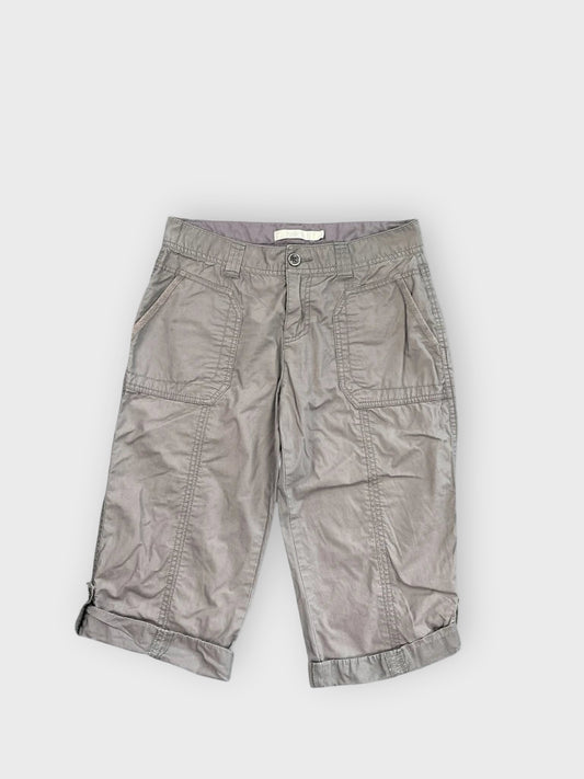 front view, Twik Dark Grey Bermuda Shorts, vintage Y2K second hand piece