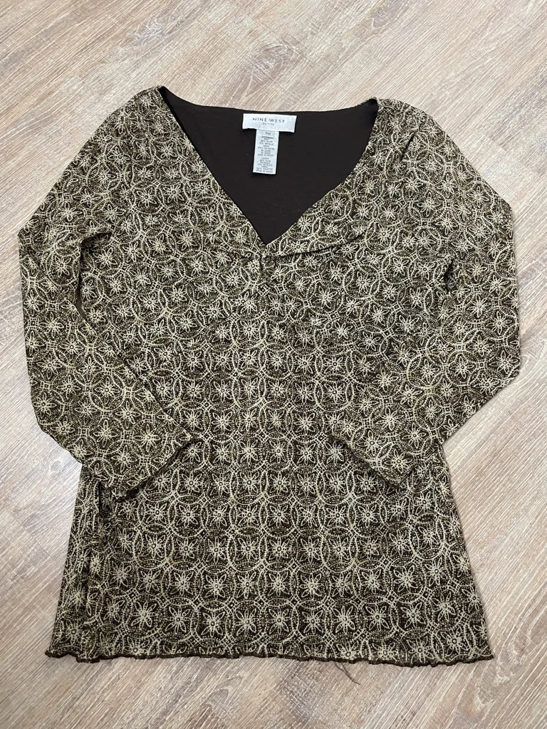 detail view, Nine West Long Sleeve Shirt, vintage Y2K second hand piece, image 6