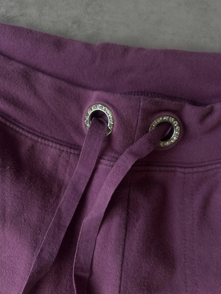 detail view, Danza Y2K Purple Sweatpants Set, vintage Y2K second hand piece