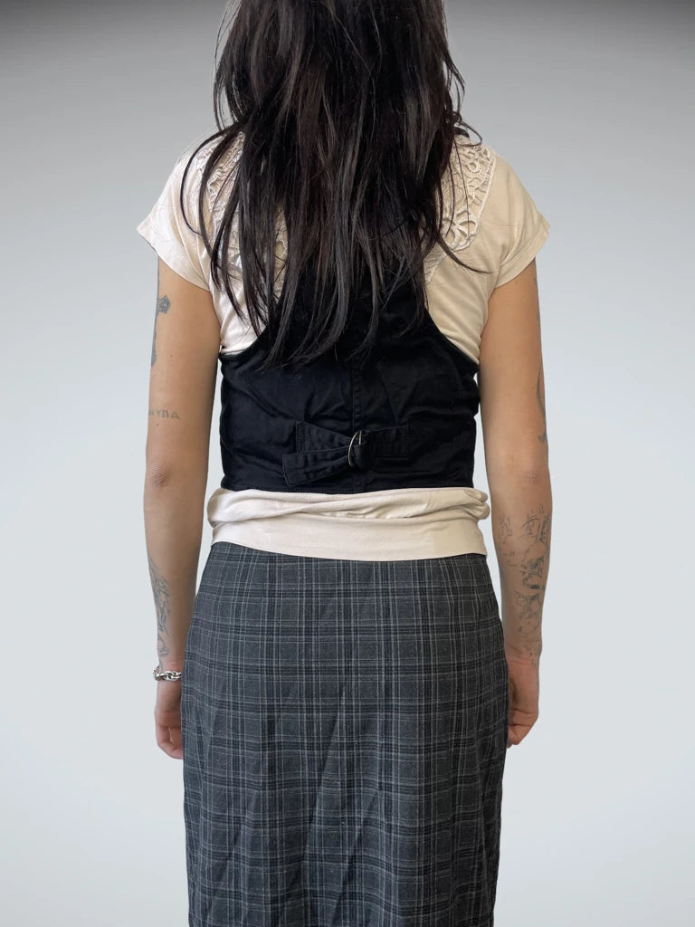 back view, TRN Gilet, vintage Y2K second hand piece