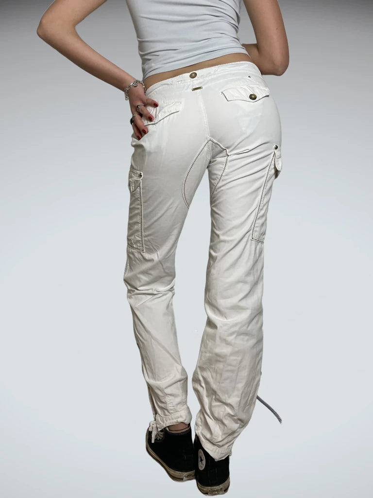 back view, PINKO Low Waist Pants, vintage Y2K second hand piece
