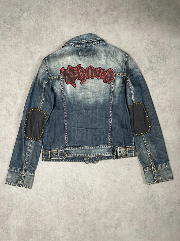 detail view, Phard Jeans Jacket, vintage Y2K second hand piece, image 5