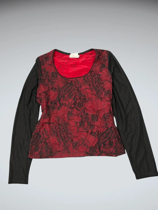 front view, La Senza Jaguar Pattern, vintage Y2K second hand piece