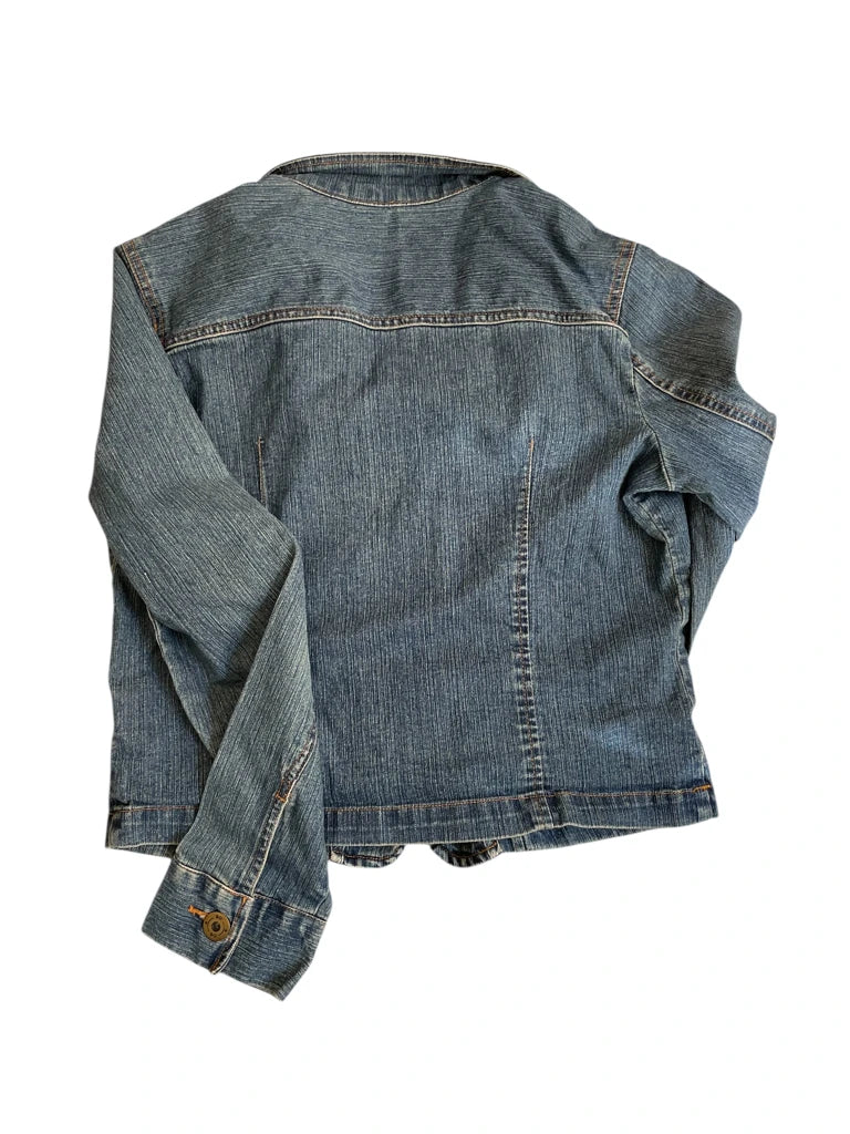 garage mood – cropped denim coat (M)
