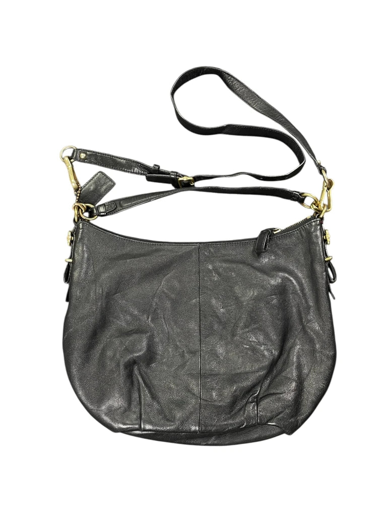 detail view, Coach Black and Gold Shoulder Bag (ONESIZE), vintage Y2K second hand piece