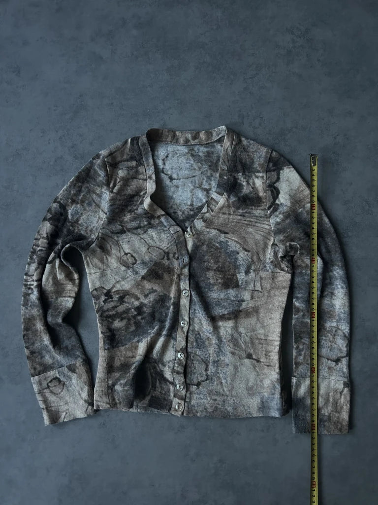 detail view, Long Sleeve Button-Up, vintage Y2K second hand piece, image 9